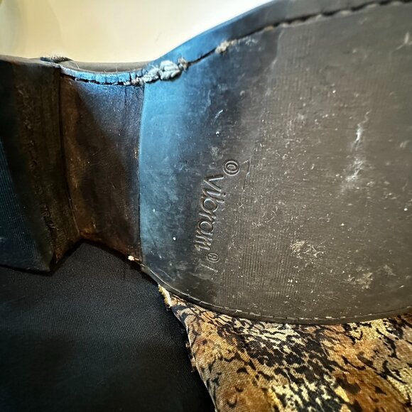 Frye Wmns 7.5 Vintage Brown Leather Lace-up Boots distressed boho cottagecore - Picture 12 of 12